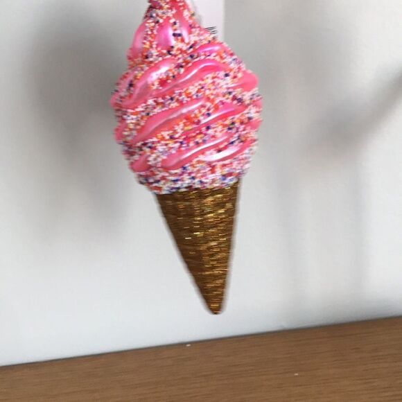 Anthropologie Vondels Ice Cream Cone Ornament. - Picture 6 of 8